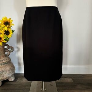 Evan-Picone Black Skirt